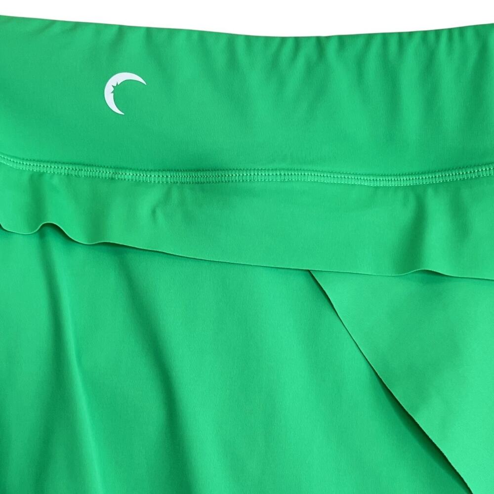 Zyia Active Womens Skort Size 3XL Bright Green Asymmetric Pickleball Golf - Picture 2 of 6